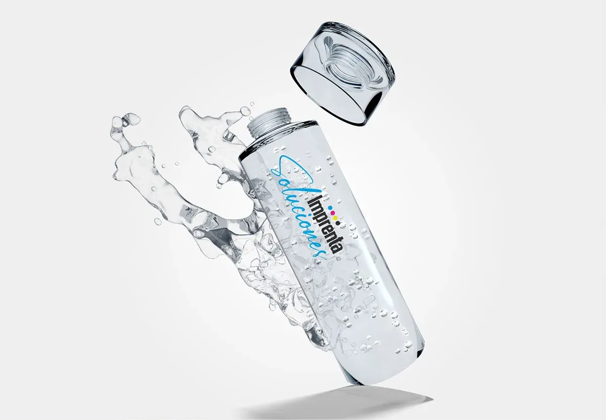 Botellas y termos personalizados, producto elaborado por Imprenta Soluciones, litografía en Medellín, ejemplo 3