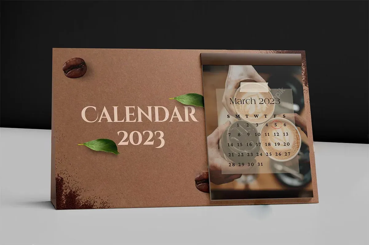 Calendarios corporativos personalizados, producto elaborado por Imprenta Soluciones, litografía en Medellín